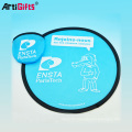 Manufactory Production customed foldable frisbee fan with a pouch